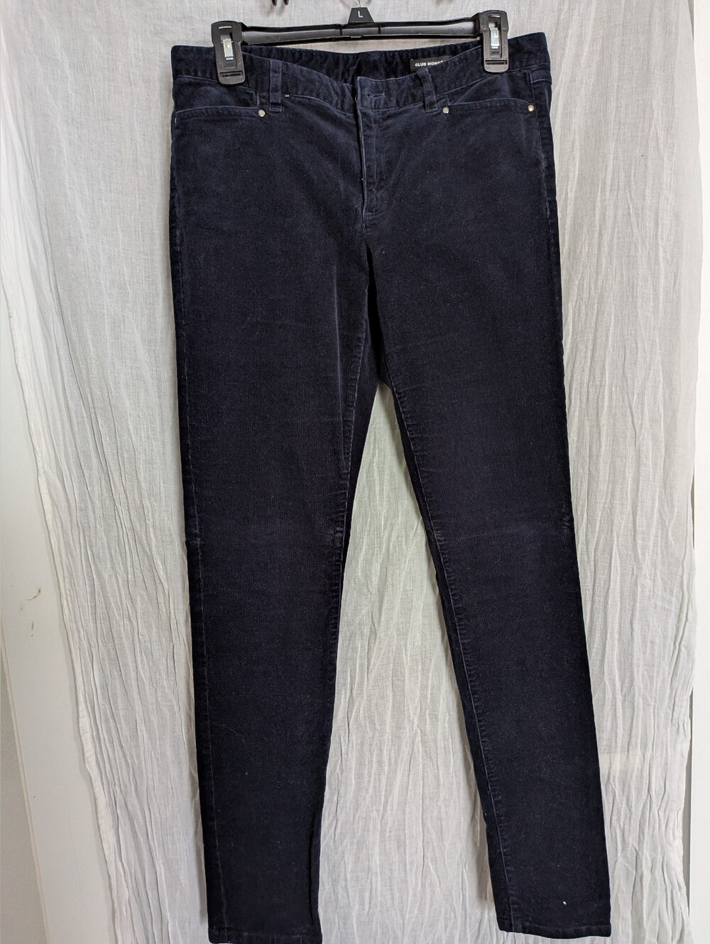 Club Monaco 5 Pocket Dark Blue Corduroy Jeans